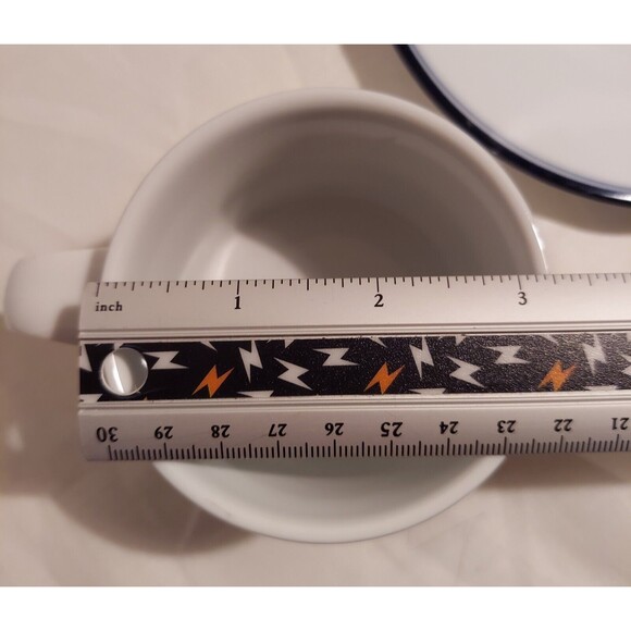 Dansk Flora Bayberry Coffee Tea Cup Mug And Saucer Made In Portugal Blue White - Picture 8 of 11